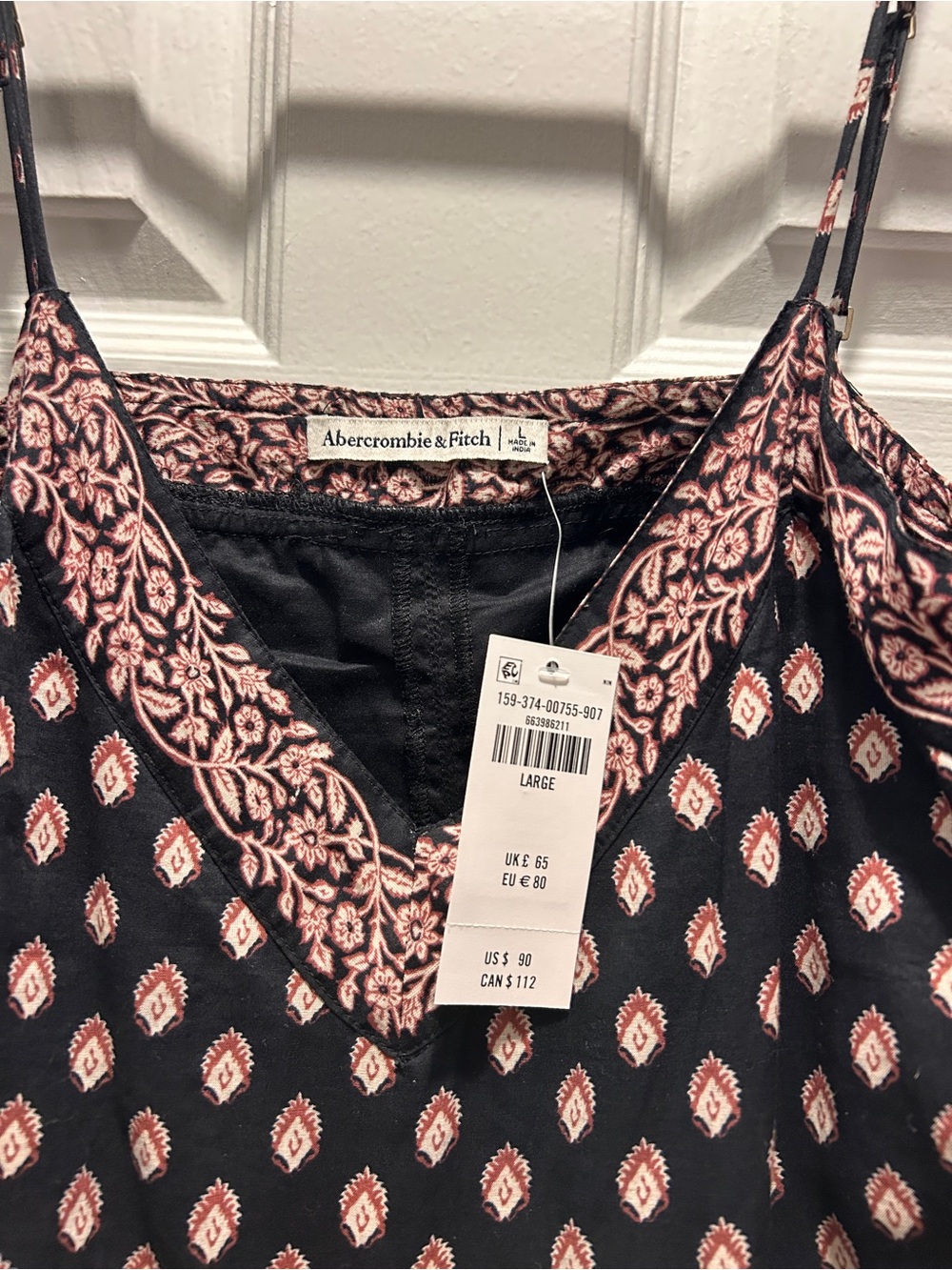 NWT Abercrombie V-Neck Flowy Mini Skort - Picture 4 of 5